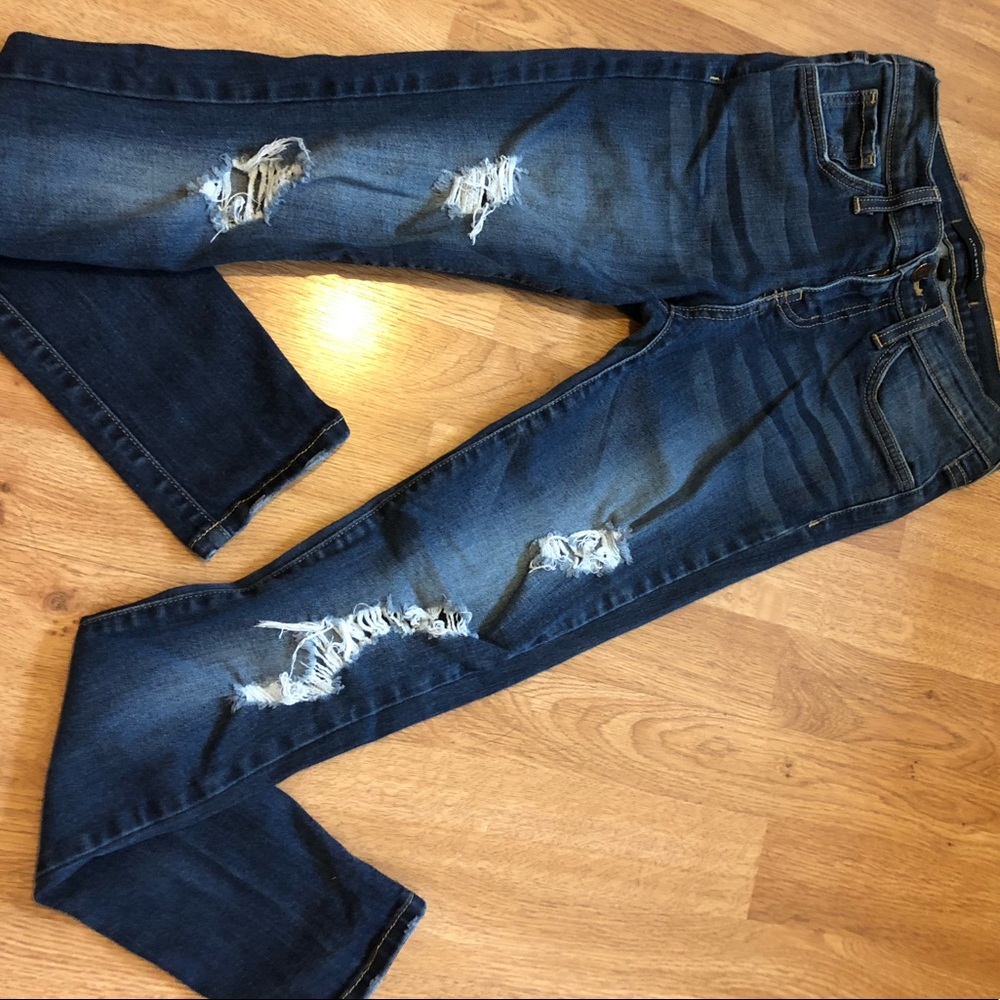 Flying monkey skinny jeans